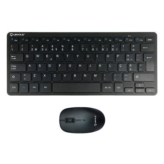 UNYKA TECLADO & RATO MK288 PRO WIRELESS BLACK PT
