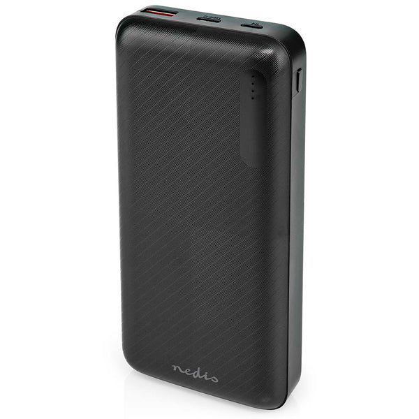 NEDIS POWER BANK 20 000MAH OUTPUT 1X USB-C 1X USB-A INPUT 1X MICROUSB 1X USB-C