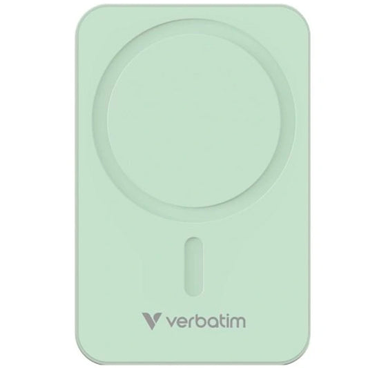 VERBATIM POWERBANK MAGSAFE CHARGE N GO 20.000MAH GREEN