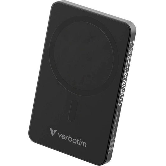 VERBATIM POWERBANK MAGSAFE CHARGE N GO 5.000MAH BLACK