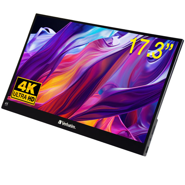 VERBATIM MONITOR PORTATIL TOUCH 17.3" IPS 4K HDR METAL