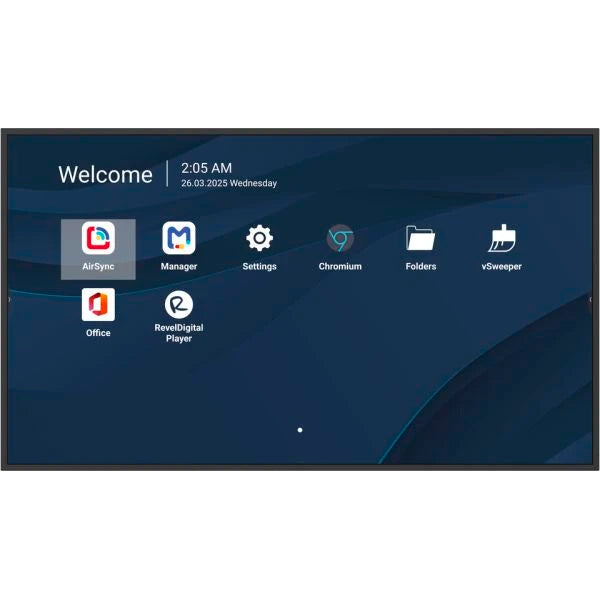 VIEWSONIC MONITOR PROFISSIONAL 86" UHD 4K 500CD 24/7 ANDROID CDE8614-2C