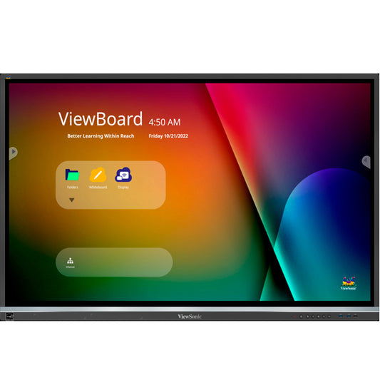 VIEWSONIC MONITOR PROFISSIONAL 55" 4K MULTI TOUCH 40/20 POINTS IFP5550-5