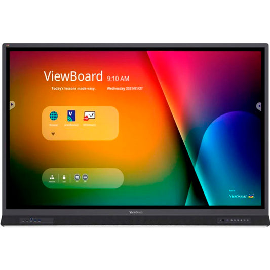 VIEWSONIC MONITOR PROFISSIONAL 86" UHD 4K MULTITOUCH 33 POINTS IFP8652-1A