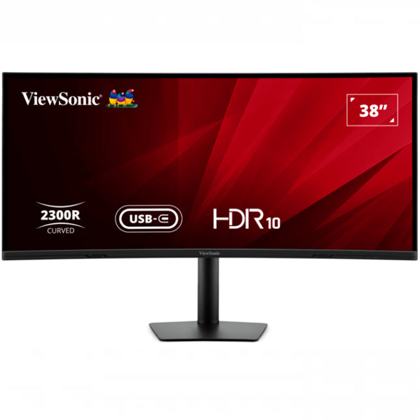 VIEWSONIC MONITOR IPS 38" 21:9 UWQHD+ CURVO 75HZ HDMI DP USB COLUNAS HAS VA3820C