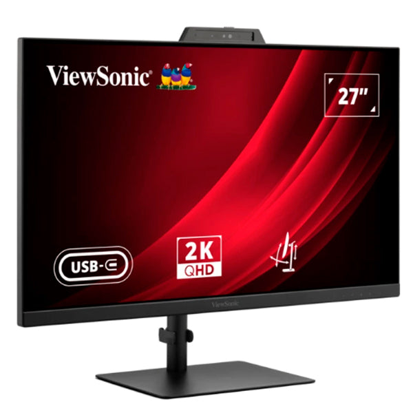VIEWSONIV MONITOR IPS 27" 16:9 QHD 120HZ HDMI DP USB WEBCAM SOM PIVOT VG2741V-2K
