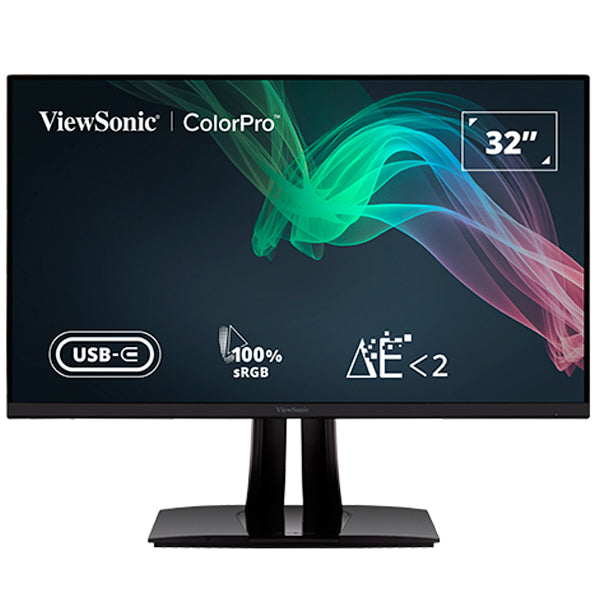 VIEWSONIC MONITOR IPS 32" 16:9 UHD 4K HDMI DP USB-C COLUNAS HAS PIVOT VP3256-4K