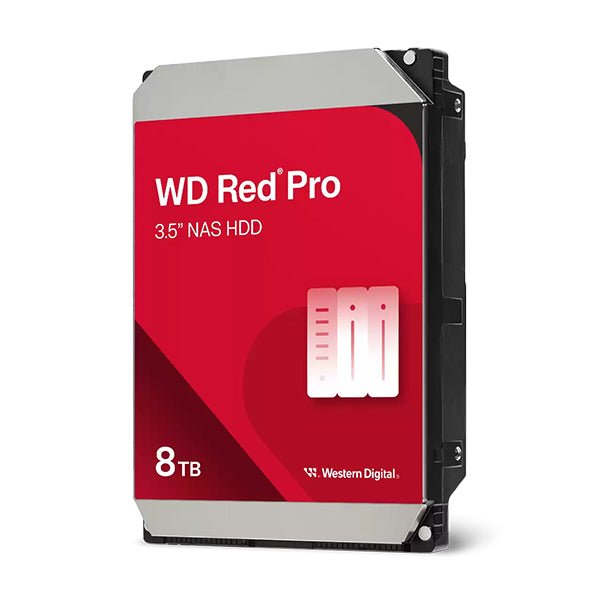 WD HDD 3.5" 8TB 256MB 7200RPM SATA 6GB/S RED PRO NAS