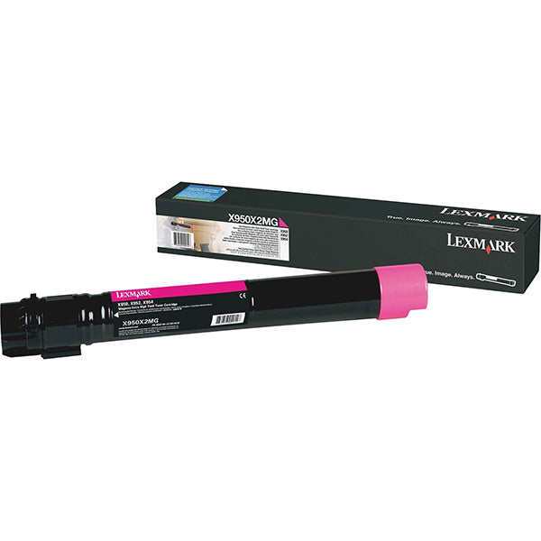 LEXMARK TONER MAGENTA X950 X952 X954 CAP EXT 22K