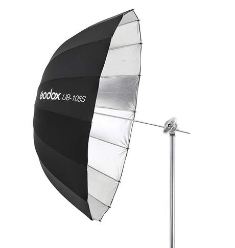 GODOX PARABOLICA UMBRELLA 105CM BLACK/SILVER