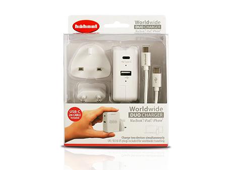 HAHNEL CARREGADOR WORLDWIDE DUO CHARGER