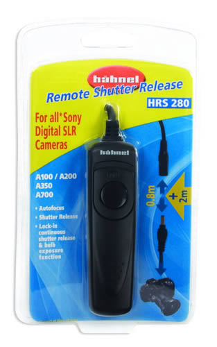 HAHNEL DISPARADOR COM FIO HRS 280 SONY
