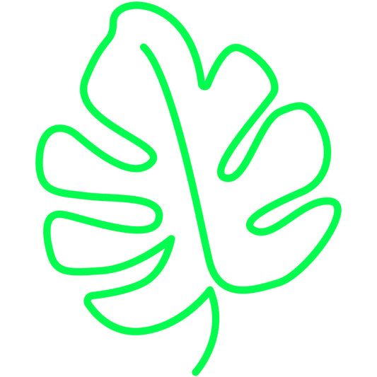CANDY SHOCK - LED SIGN 40 LEAF (GREEN)