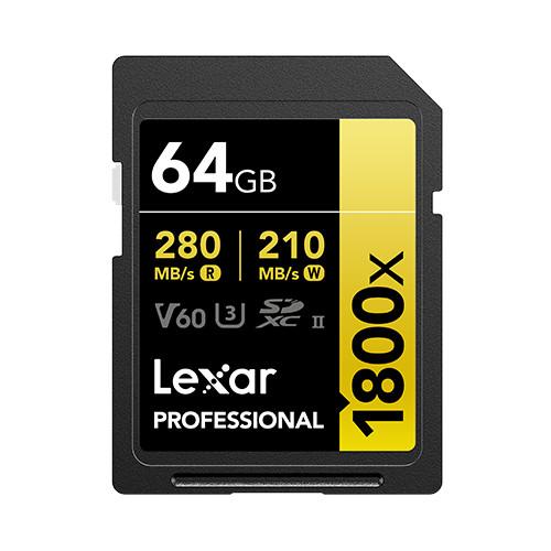 LEXAR SDXC 64GB 280MB/S V60