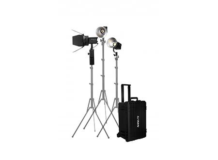 NANLITE KIT 3 3XFORZA 60+TROLLEY