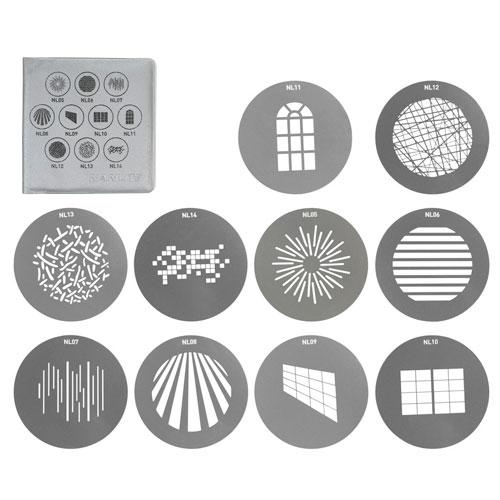 NANLITE BM MOUNT PROJECTION ATTACHMENT GOBO SET1