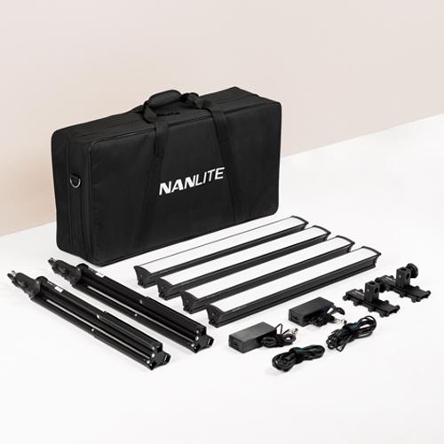 NANLITE LUZ DE ESTÚDIO LED - LG-E60 4KIT