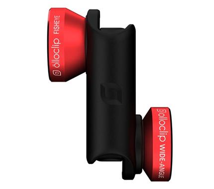 OLLOCLIP (IPHONE 6, 6S, 6PLUS E 6SPLUS) COMBO 4 EM 1 - VERMELHO/PRETO