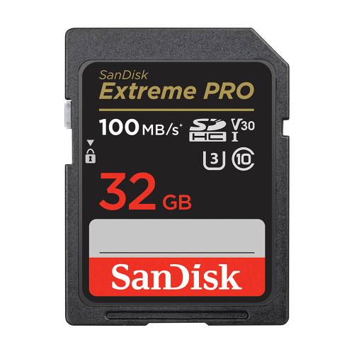 SANDISK EXTREME PRO SDHC 32GB 100 M/S V30 UHS-I U3