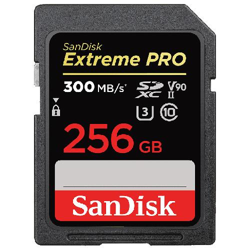 SANDISK EXTREME PRO SDXC UHS-II 300MB 256GB V90