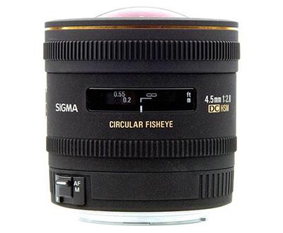 SIGMA 4.5MM F2.8 FISHEYE DC HSM F-MOUNT
