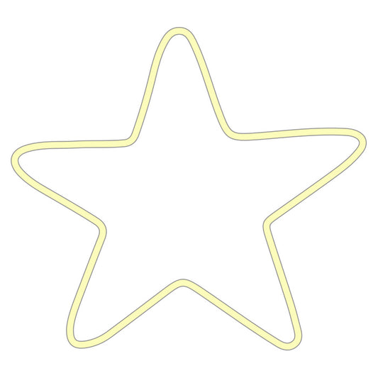 CANDY SHOCK - LED SIGN 40 STAR (WARM WHITE)