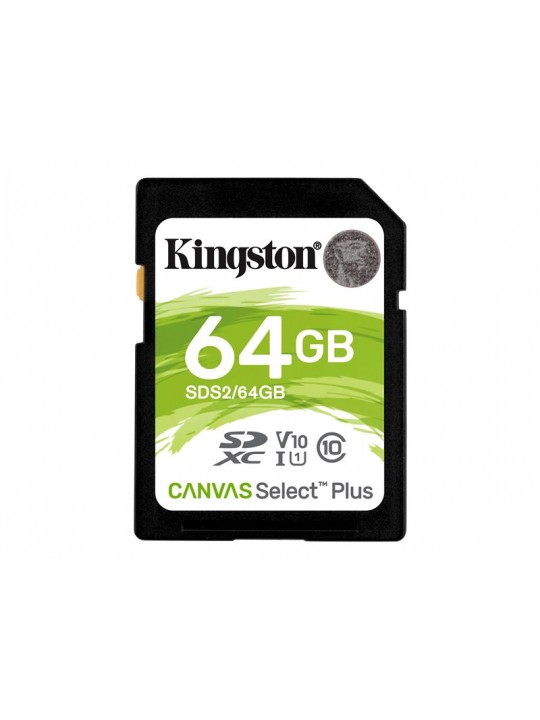 CARTÃO DE MEMÓRIA KINGSTON SDS2/64GB ( 64 GB - 100 MB (MÁX.)