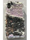 BENJAMINS - PAILLETTES IPHONE XR (WHITE-SILVER)