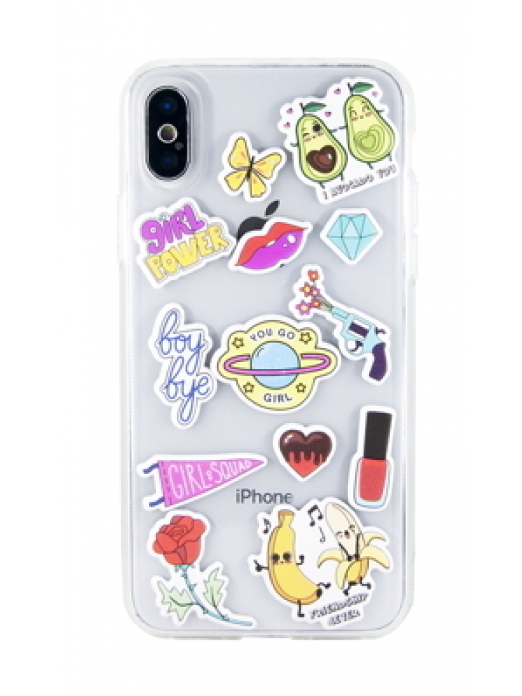 BENJAMINS - PUFFY STICKERS IPHONE X-XS (GIRL)