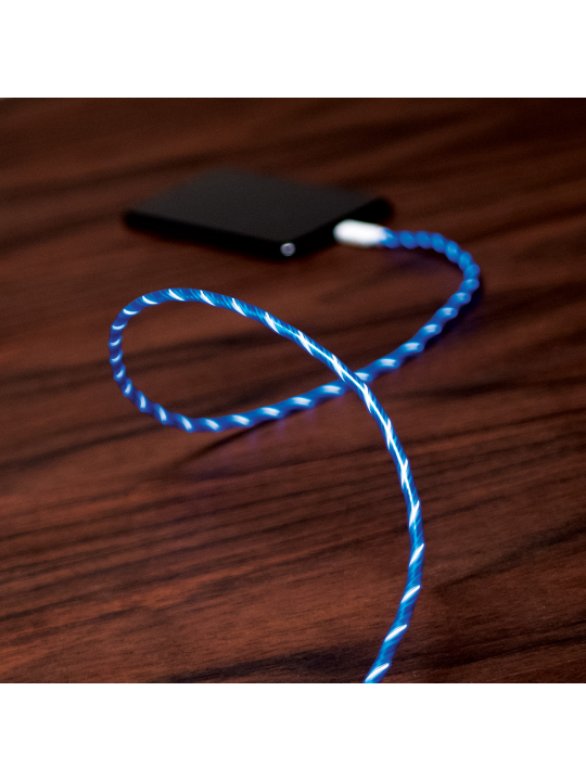 PAC - POWER AWARE USB-LIGHTNING CABLE (BLUE)