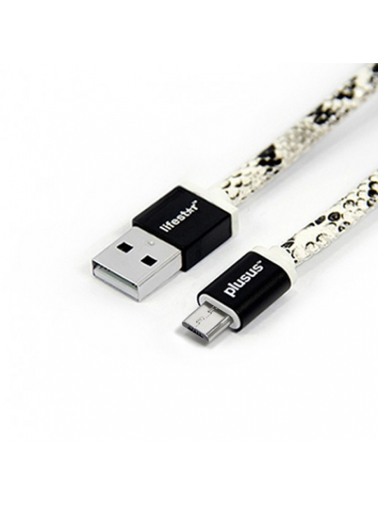PLUSUS - LIFESTAR LIGHTNING-USB (1M - SNAKE BITE)