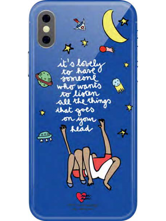 SILVIA TOSI - QUOTES CASE IPHONE X-XS (SPACE)