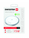 SWISSTEN - WIRELESS CHARGER QI 15W (WHITE)
