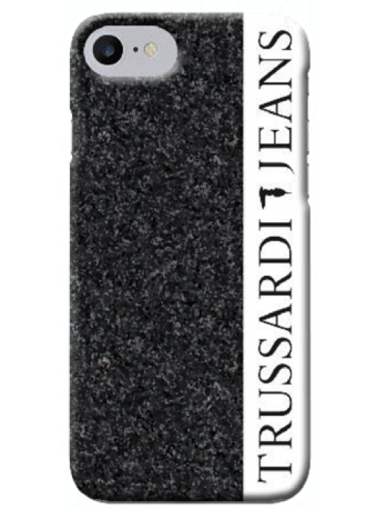 TRUSSARDI - GLITTER CASE IPHONE SE-8-7 (BLACK)