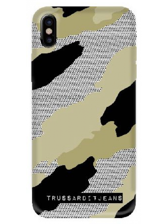 TRUSSARDI - GRAPHIC IPHONE SE-8-7-6S-6 (CAMOUFLAGE GREEN)
