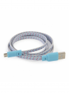 TUCANO - CABO FLAT FANTASY USB-MICROUSB (BLUE)