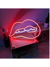 Candy Shock - Led Sign  40 Biting Lips (red/cold white)