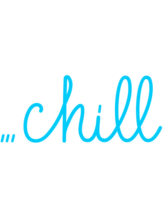 Candy Shock - Led Sign  40 Chill (ice blue)