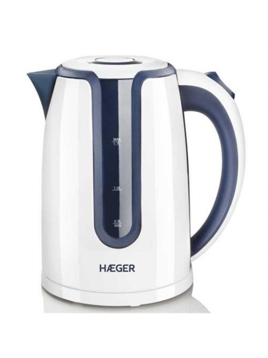 JARRO ELÉTRICO HAEGER 1,7LT 2200W HOTBLUE - BRANCO