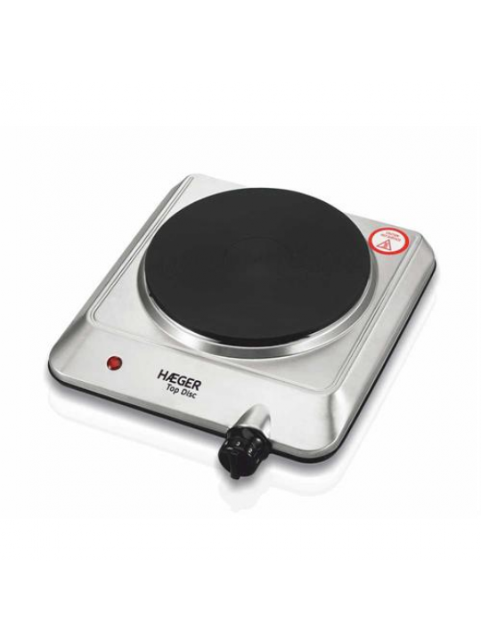 PLACA HAEGER EL 1500W 1Z INOX TOPDISC