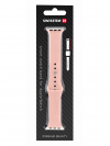 SWISSTEN - SILICONE BAND FOR APPLE WATCH 42-44MM (PINK SAND)