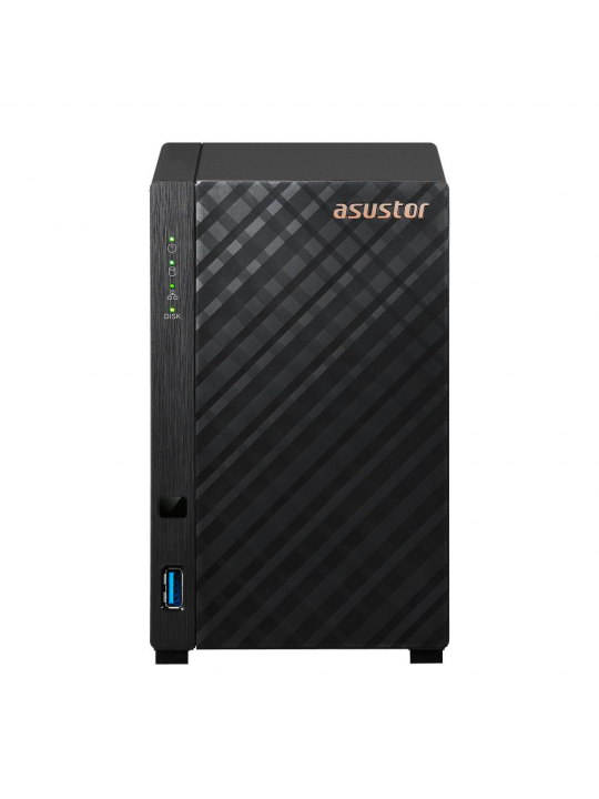 NAS ASUSTOR 2 Bay Realtek RTD1296 Quad-Core 1.4GHz 1GB 2.5GbEx1 USB3.2 Gen1 x2, WOW 3Y WTY