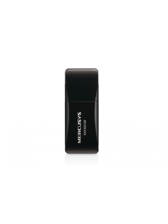 Adaptador MERCUSYS 300Mbps Wireless N Mini USB, Mini Size, 2T2R, 2.4GHz, 802.11b-g-n, USB 2.0