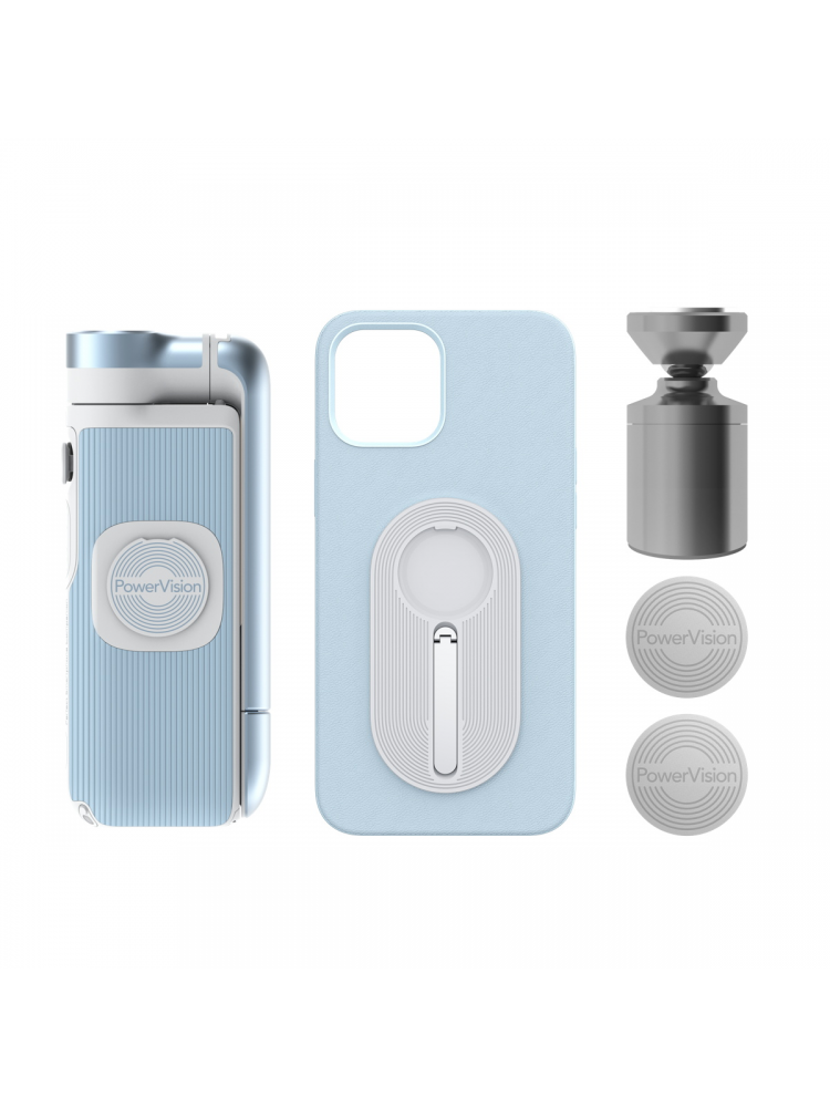 SUPORTE POWERVISION - S1 SMARTPHONE GIMBAL COMBO SET (BLUE)