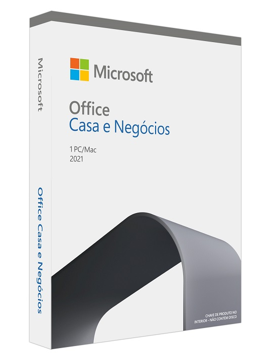 Microsoft Office Home and Business 2021 Portuguese P8 EuroZone 1 License Medialess