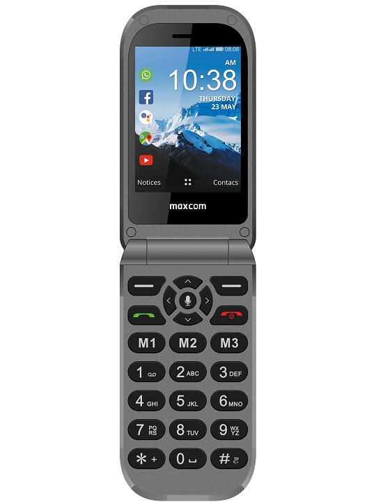 Telemóvel Maxcom Comfort MK399 2,8´´ 4GB + 512MB, 32GB 4G Preto