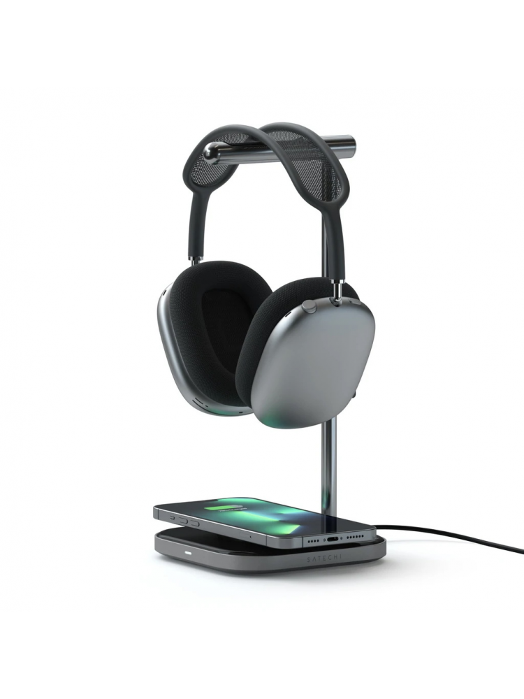 HEADPHONES SATECHI 2 IN 1 STAND WITH WIRELESS CHARGER