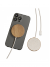 WOODCESSORIES - MAGPAD WOODEN MAGSAFE QI CHARGER (OAK)