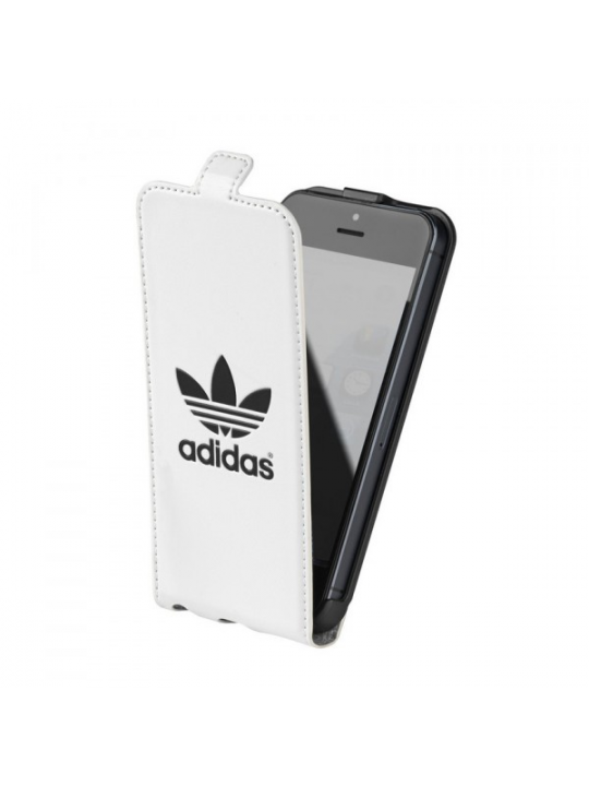 Adidas - Flip case iPhone 5/5s/SE (white/black)