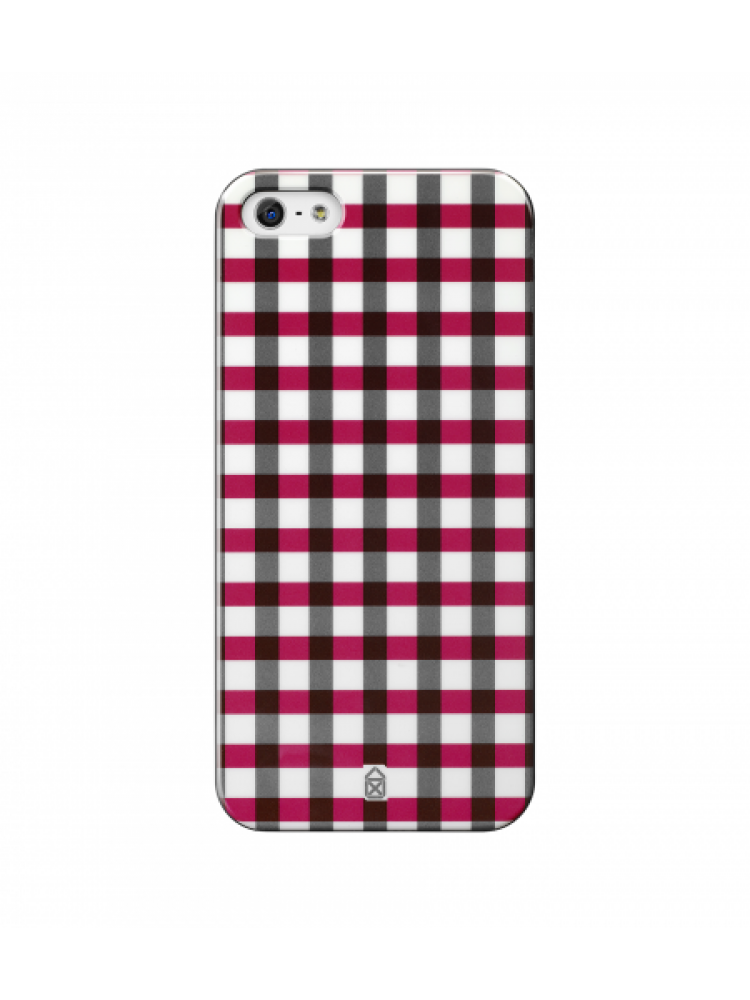 CASE SCENARIO - BOY&GIRL CLIP-ON IPHONE 5/5S/SE (RED CHECK) 